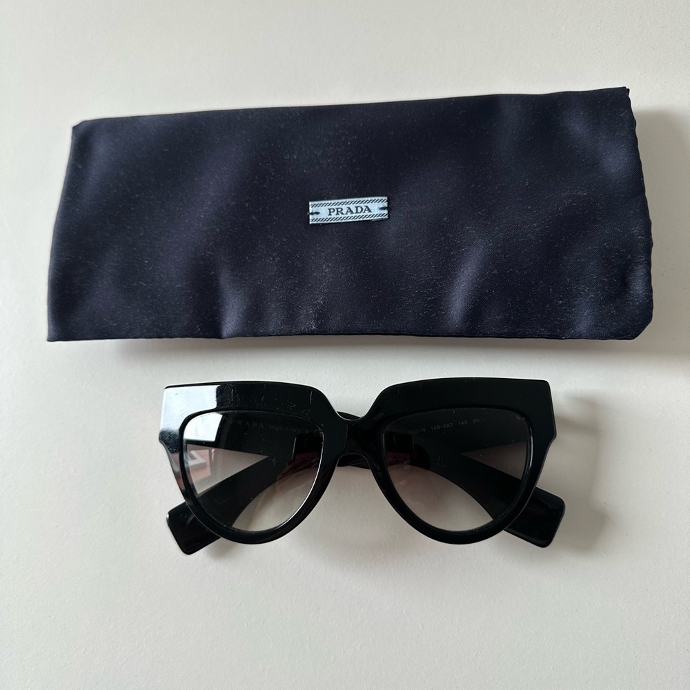 Prada Black Wayfarer Sunglasses